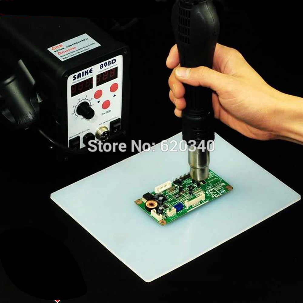 Repair Pad Insulation Heat-Resistant Soldering Station Silicon Soldering Mat Work Pad Desk Platform for BGA Soldering Station ﻿