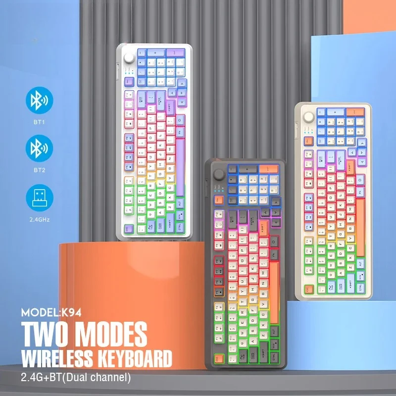 

K94 wireless Bluetooth dual-mode mechanical feel keyboard game e-sports office keyboard computer notebook