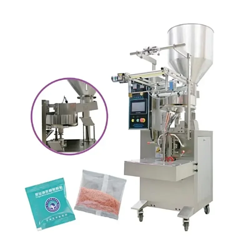 Spice Sugar Weighing Machine Sachet Packing Machine Pyramid/3/4 Sides Seal/Back Seal Tea Bag Multifunction Packaging Machines
