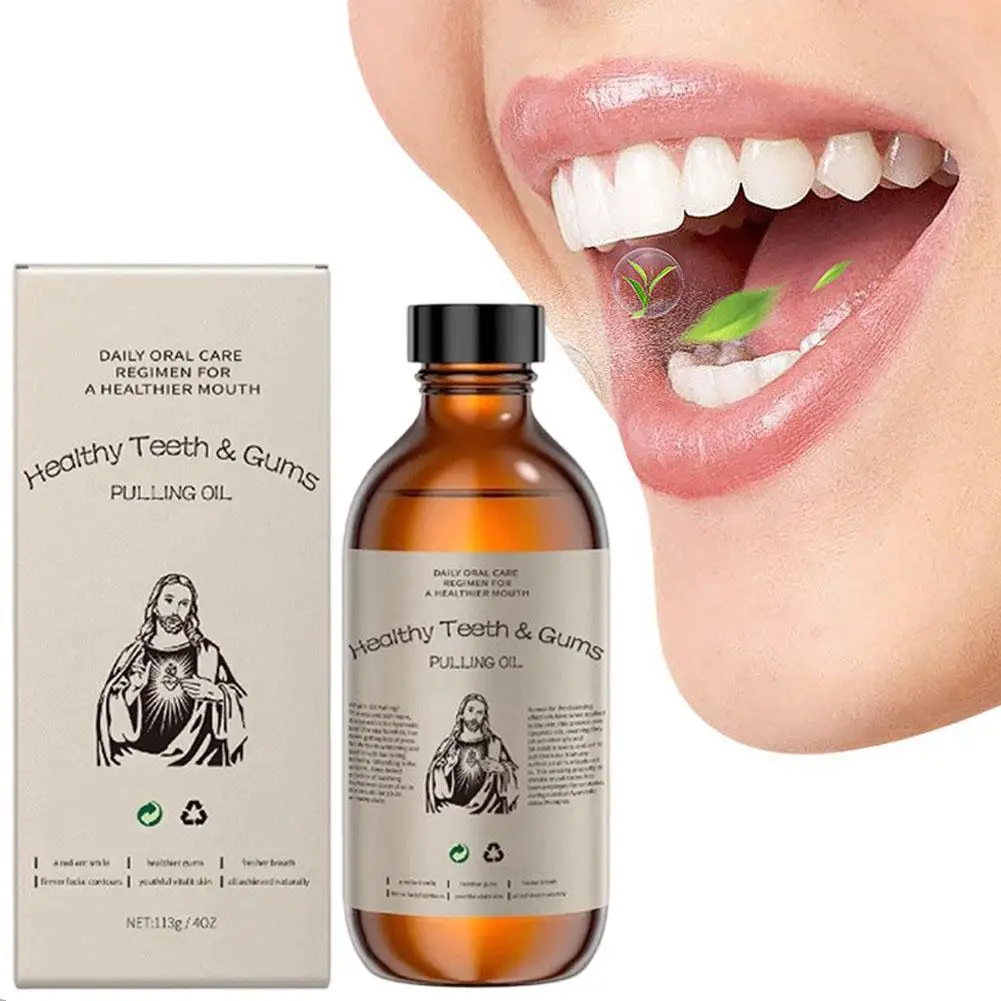 Coconut Pulling Oil Mouthwash Natural Oral Care Liquid For Healthy Teeth Gums Fresh Breath Natural Cleansing Oral Rinse Liquid
