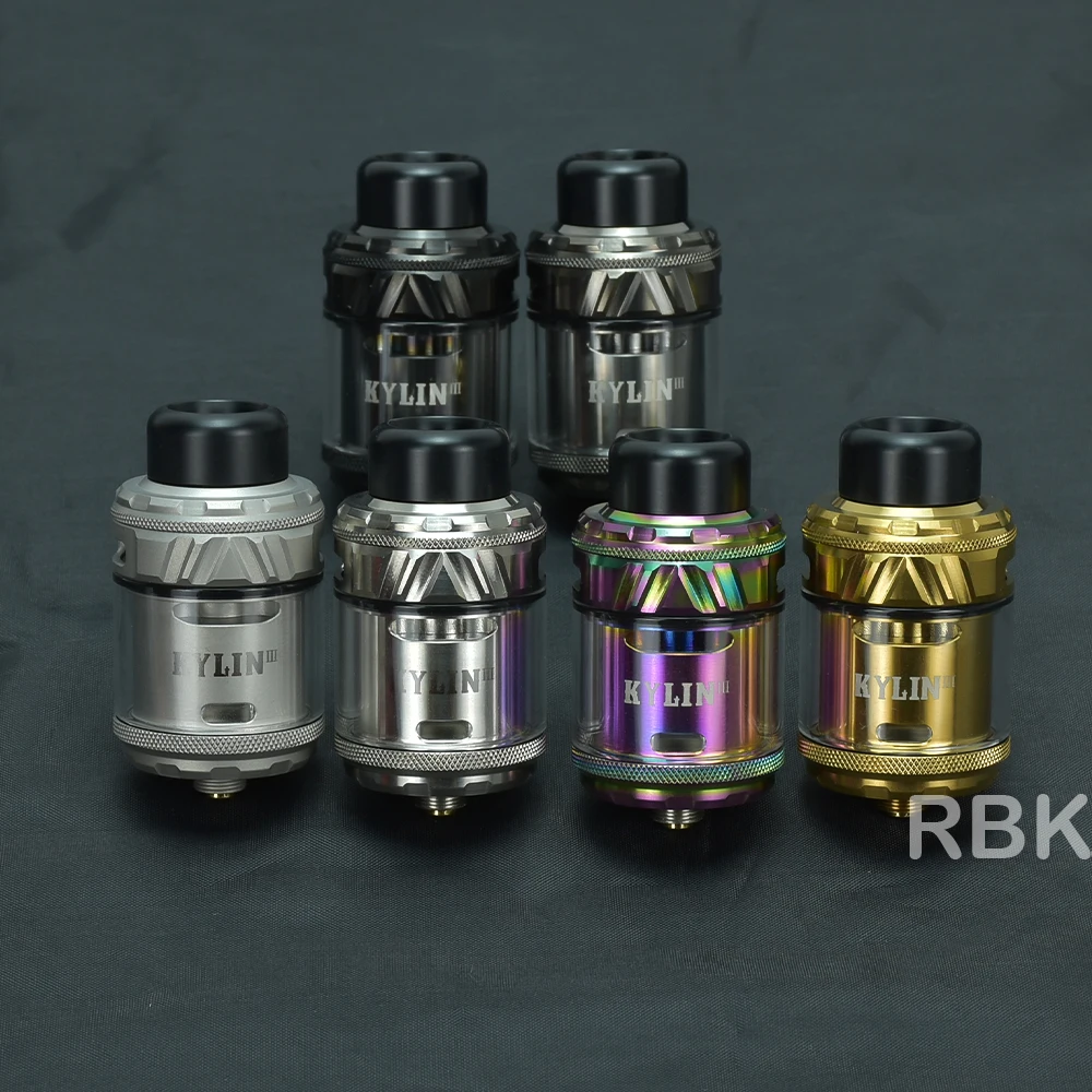 

Vaporizer Kylin V3 RTA Tank atomizer Single/Dual Coil Electronic Cigarette vape 316ss vape tank rta vs Kylin mini v2 rta