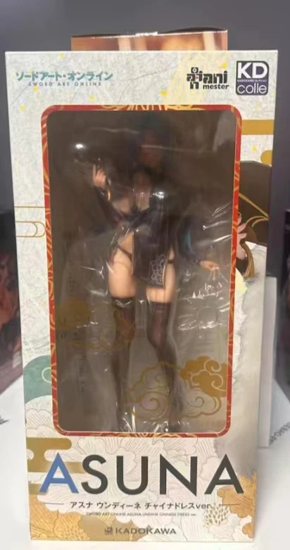 

【Оригинал】AniMester KADOKAWA KDcolle Sword Art Online Asuna Water Elf Cheongsam Ver. 1/7 красивая модель игрушки