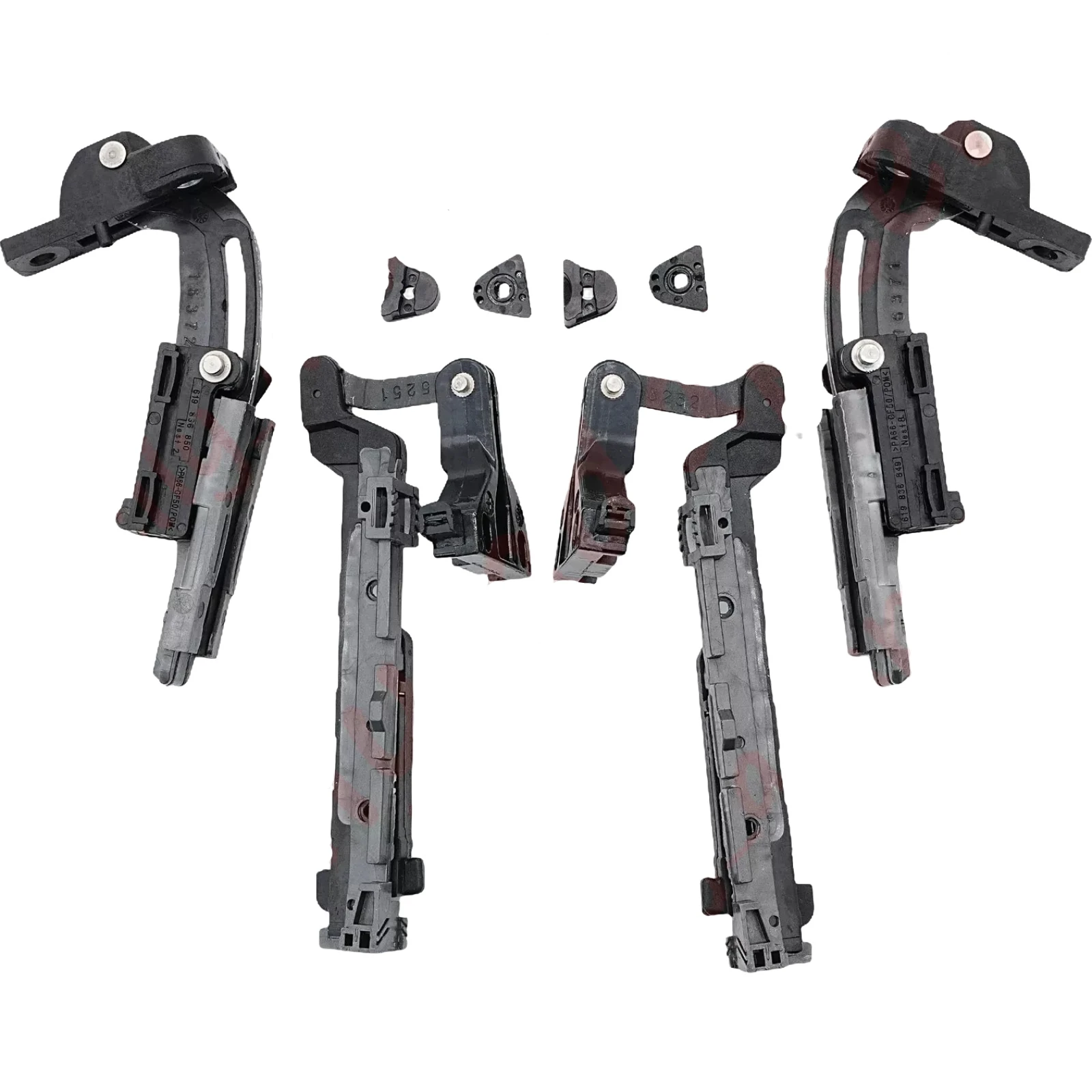 طقم تصليح فتحة السقف البانورامية الأمامية والخلفية لسيارة Mercedes C Class W205 604836865 604836866 ABS Metal #6