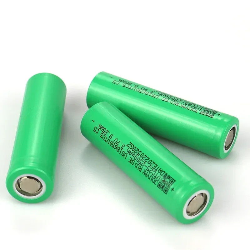 Hot Promotions 2500mAh 18650 VTC25 Battery 3.7V   High Discharge 10C 30A Power Cell High-Current  Lithium Rechargeable Battery