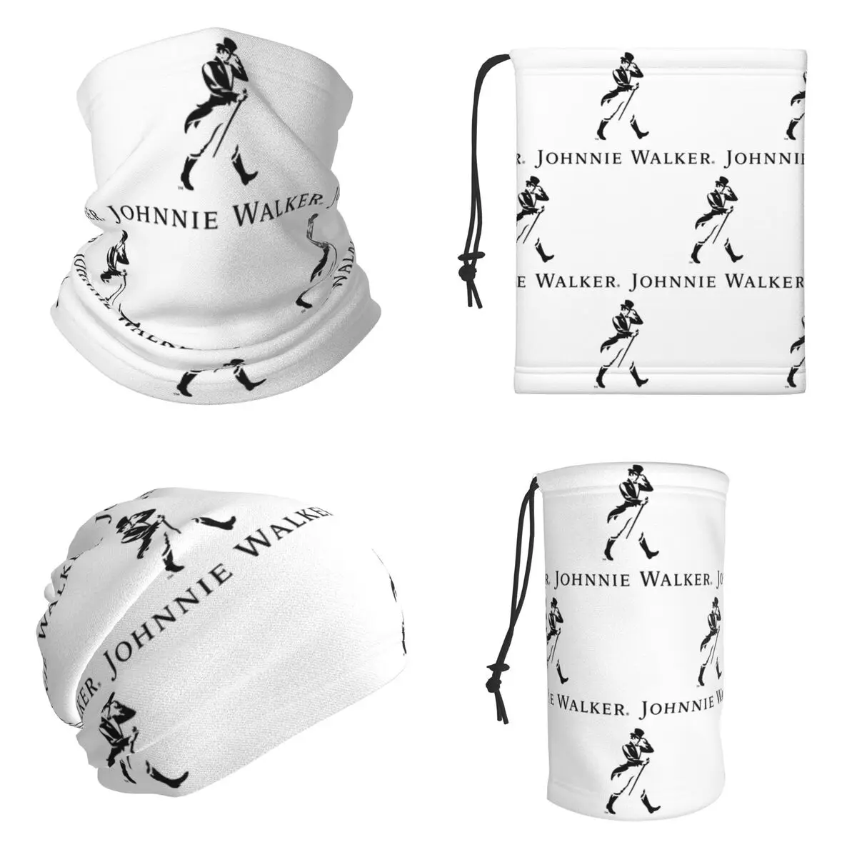 Johnnie Walker Bandana Neck Cover Printed Wrap Mask Scarf Riding Face Mask Unisex Adult Winter