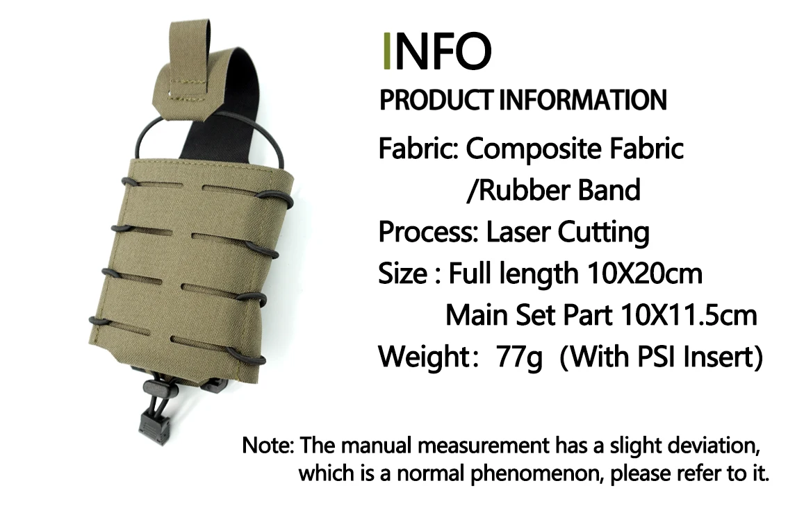 Zestaw DMGear Universal 556/762 Molle sub-pack wielofunkcyjna, regulowana taktyka amunicji