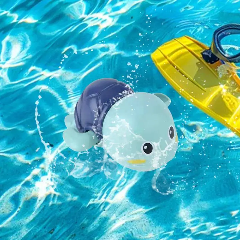 Juguetes de baño de tortuga, bañera de agua, juguete de ducha, tiempo de baño de agua, diversión flotante, juguetes de agua de animales