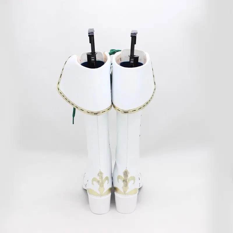Spiel Mejiro McQueen Cosplay Schuhe Frauen PU Hohe Stiefel für Halloween Karneval Party Weihnachten Anpassen