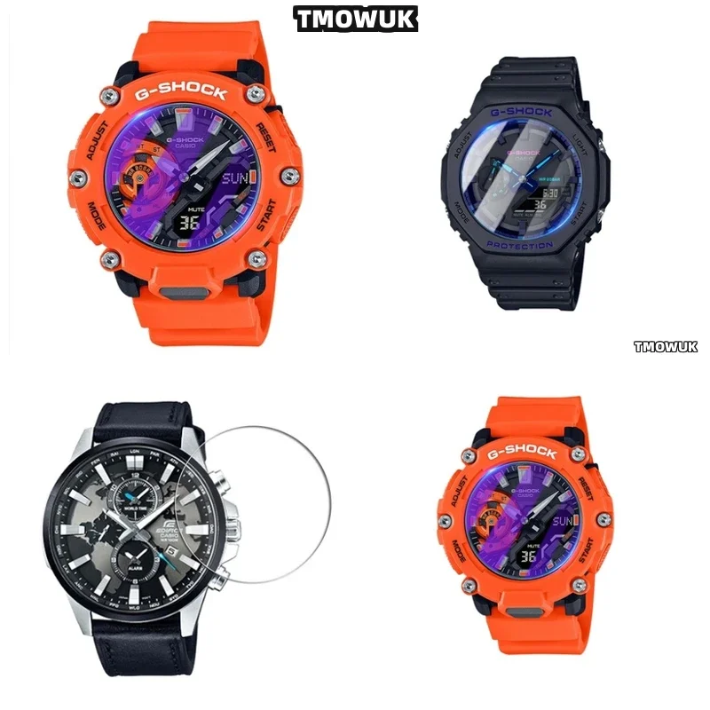 

Для Casio GA100 6100 TR770 Pro-Trek EFR 303 GA-2200 GA-2100 GST-W300 - Защитное стекло для экрана часов с защитой от царапин 9H - Закаленное стекло