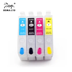 T1811-T1814 Without Chip For Epson XP-30 102 202 205 302 305 402 405 405WH 212 215 312 315 412 415 225 Refillable Ink Cartridge