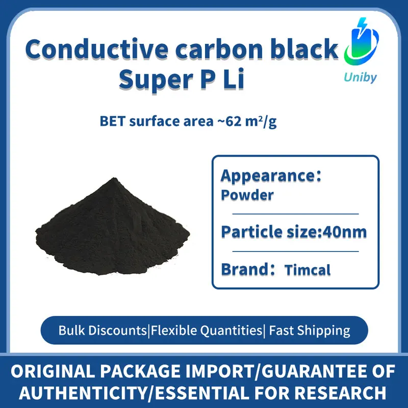 

Проводящий черный угольный порошок высокой чистоты, Super P Li Super Conductive Carbon Black Carbon Powder, 99,95%