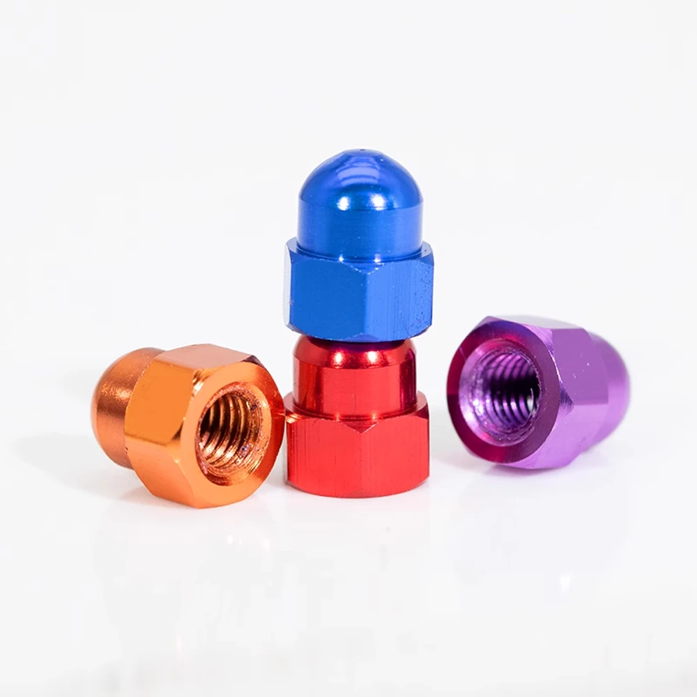 M2 M2.5 M3 M4 M5 M6 M8 Filettatura Grossa In Lega di Alluminio Ghianda Dadi Colorati RC Accessori Auto Parti di Motore