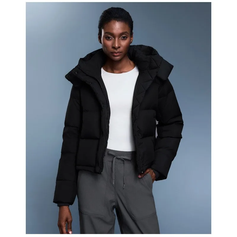 Stijl Outcoat 90-witte eendendons donsjack met capuchon voor dames Nieuwe winterstijl Winddicht Waterdicht verdikt warm broodjack