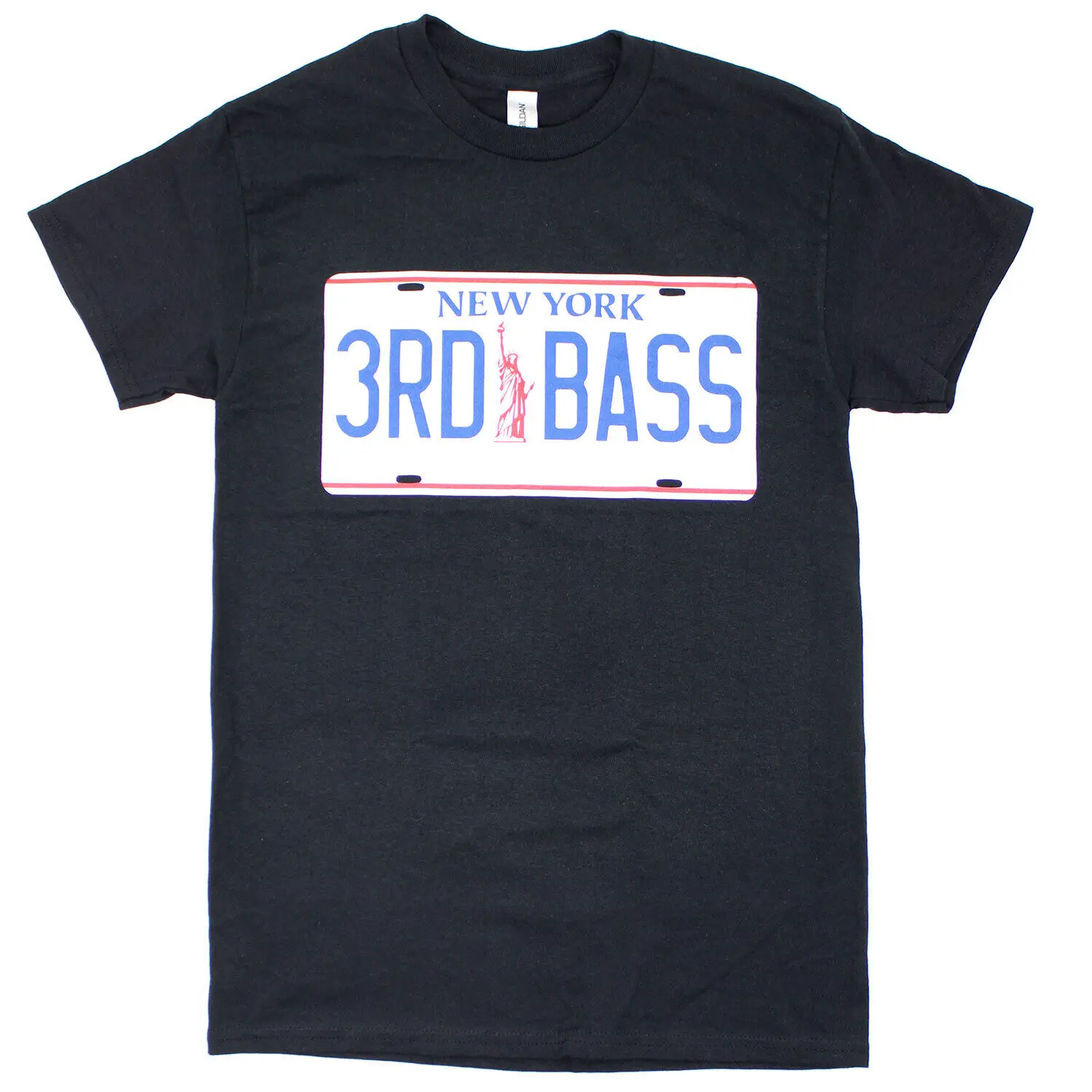 Men's 3rd Bass License Plate T shirt Small Black