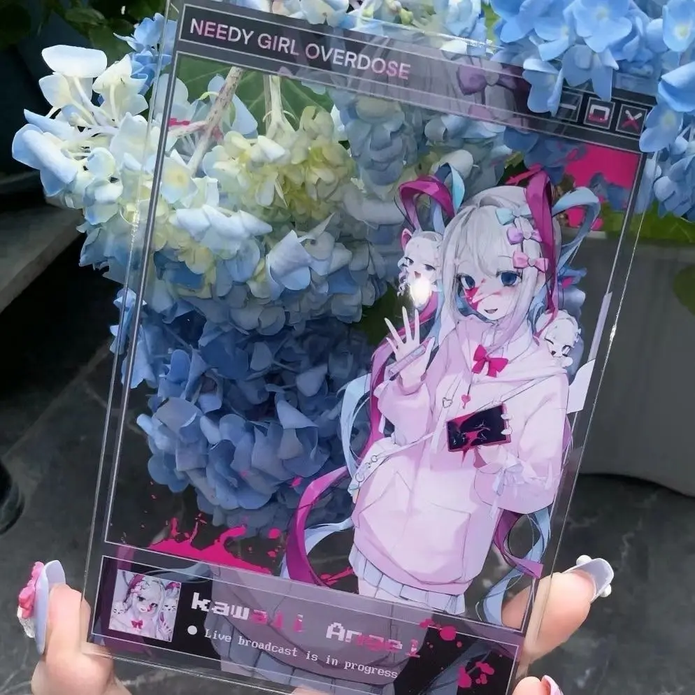 Needy Girl Overdose Acrylic Card KAngel Goods Collection NGO Transparent Cards Group Photo Card Gourmet Shooting Prop Cute Gift