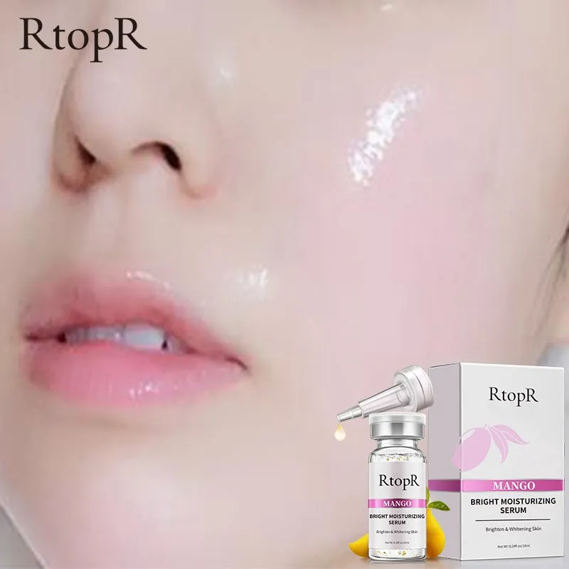 RtopR World premiere Mango Bright Moisturizing Liquid High Quality Skin Care Whitening Face Care Anti-aging Serum Ance Treatment