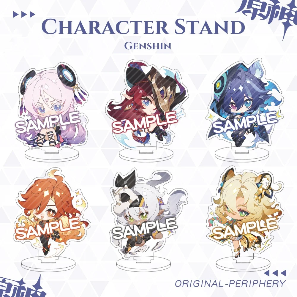 New Game Genshin Character Stand Lan Yan Mavuika Ororon Citlali Yumemizuki Mizuki Cartoon Anime Tabletop Ornament Game Cute Gift