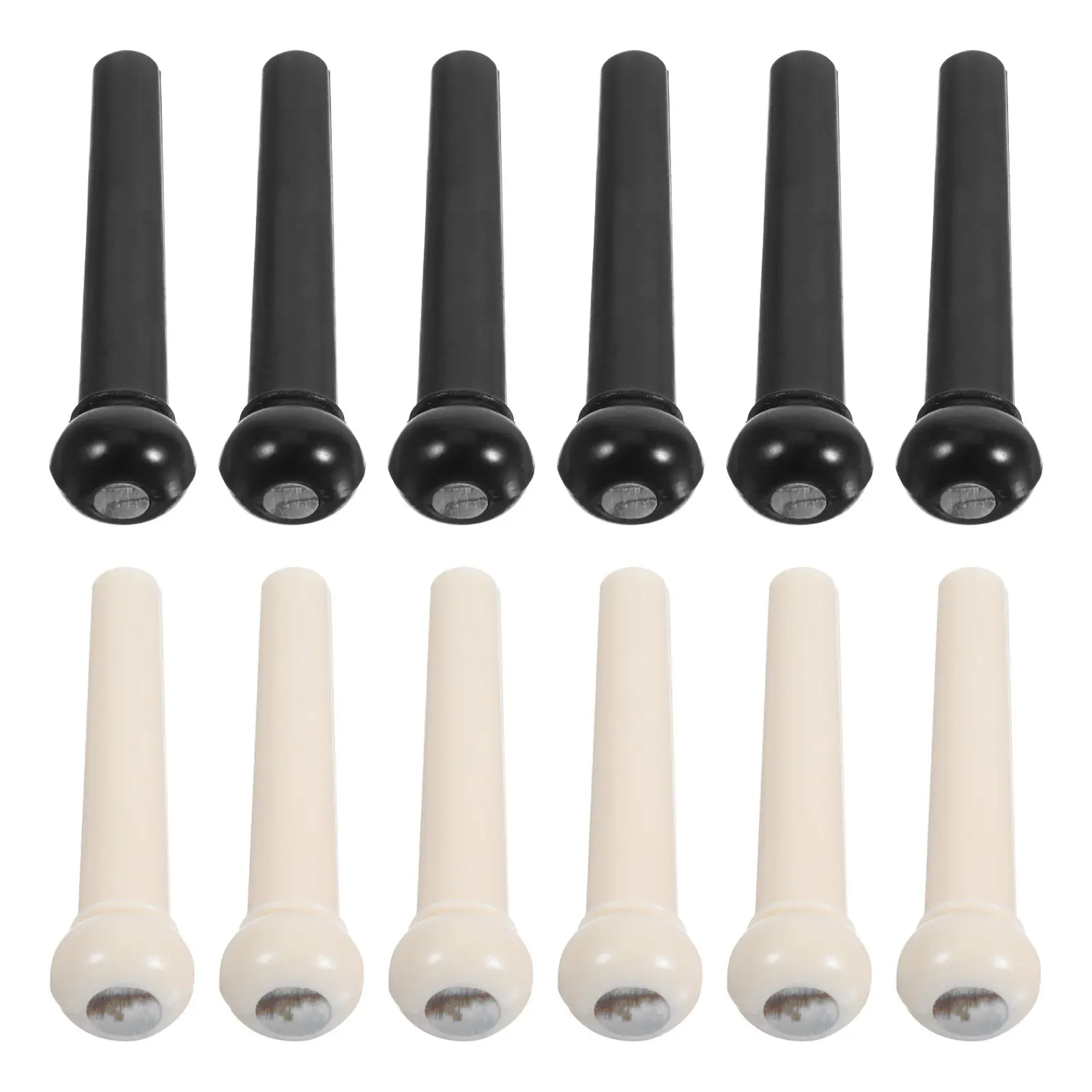 

12 шт. пластиковых колышков для акустической гитары премиум-класса, стильный дизайн, надежная фиксация, легкая регулировка