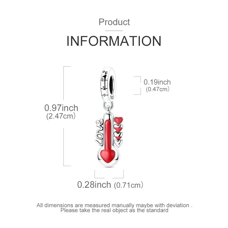 مولا 925 فضة الحب ميزان الحرارة قلادة الخرز صالح الأصلي ثعبان سلسلة سوار DIY بها بنفسك للنساء مجوهرات هدية
