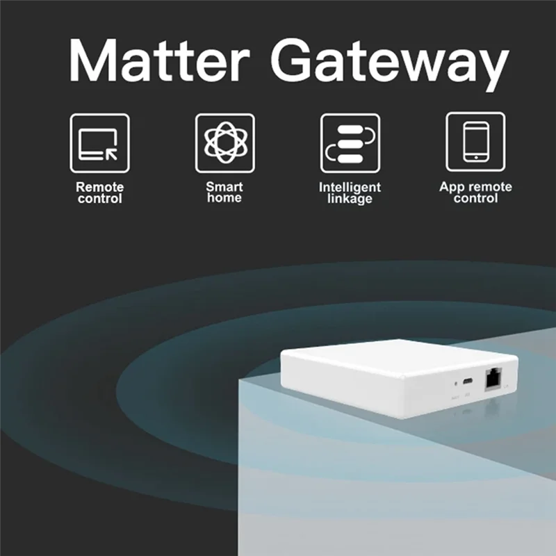 

B18B Цельный концентратор Tuya Matter Thread Zigbee Smart Home Bridge Matter Gateway Hub Siri Voice Control Пластик для Google Alexa Home