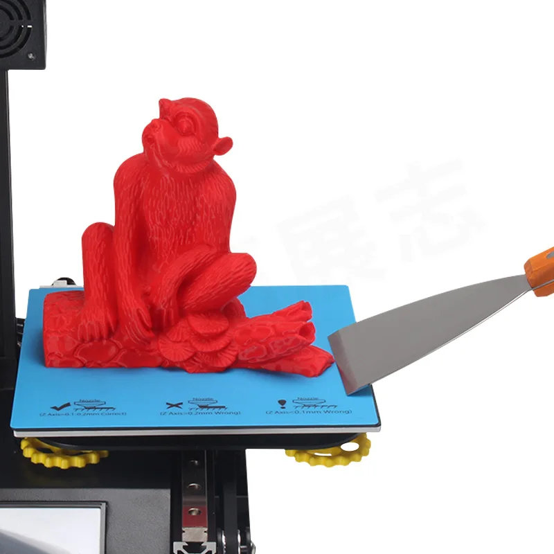 1/2 قطعة مكشطة من الفولاذ المقاوم للصدأ طراز ثلاثي الأبعاد، سكين تنظيف، سكين معجون، مكشطة، لتنظيف منصة الطابعة ثلاثية الأبعاد #2