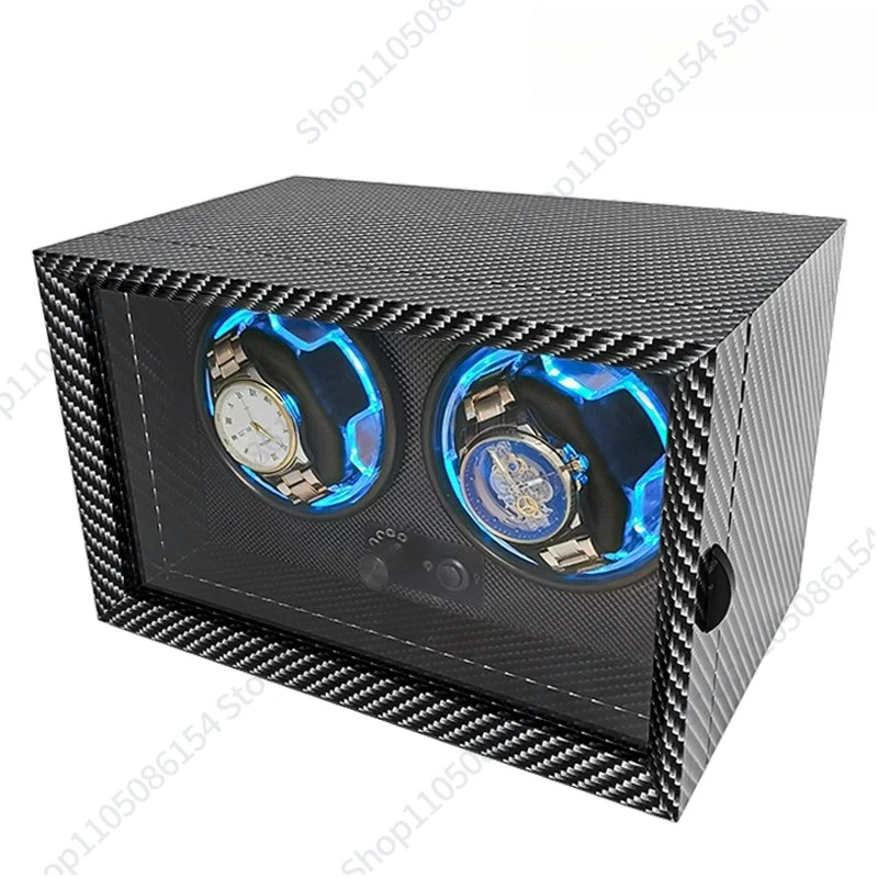 

Black walnut pattern wooden vertical automatic double table shaker 2 table electric mechanical watch shaker