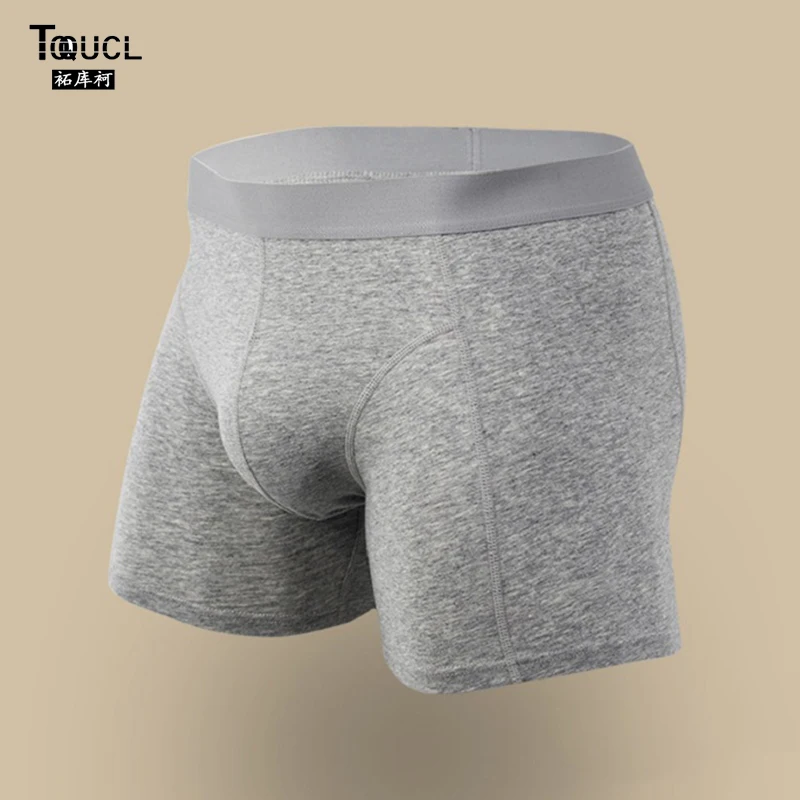 

TOQUCL 2 PCS Elastic Cotton Mens Boxer Shorts Men's Boxers Panties Man Underwear Men Underpants Homme Soft Boxershorts