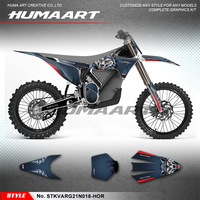 HUMAART MX Graphics Durable Vinyl Stickers for Stark Varg Electric Dirt Bike, Style No.STKVARG21N018-HOR