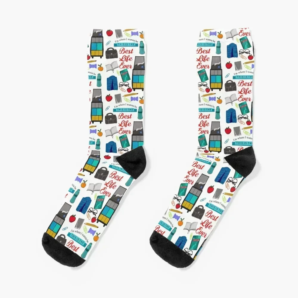 

Best life Ever -Brothers Socks Novelties man with print Toe sports Male Socks Women's