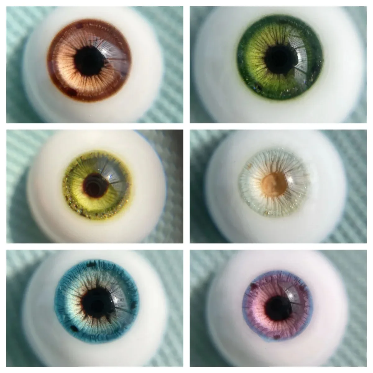 

Doll Eyes 8/1012/14/16/18/20/22/24/28/30mm for Bjd Doll Ob11 Plaster Human Realistic Eyeball Dress Up Stereoscopic Accessories