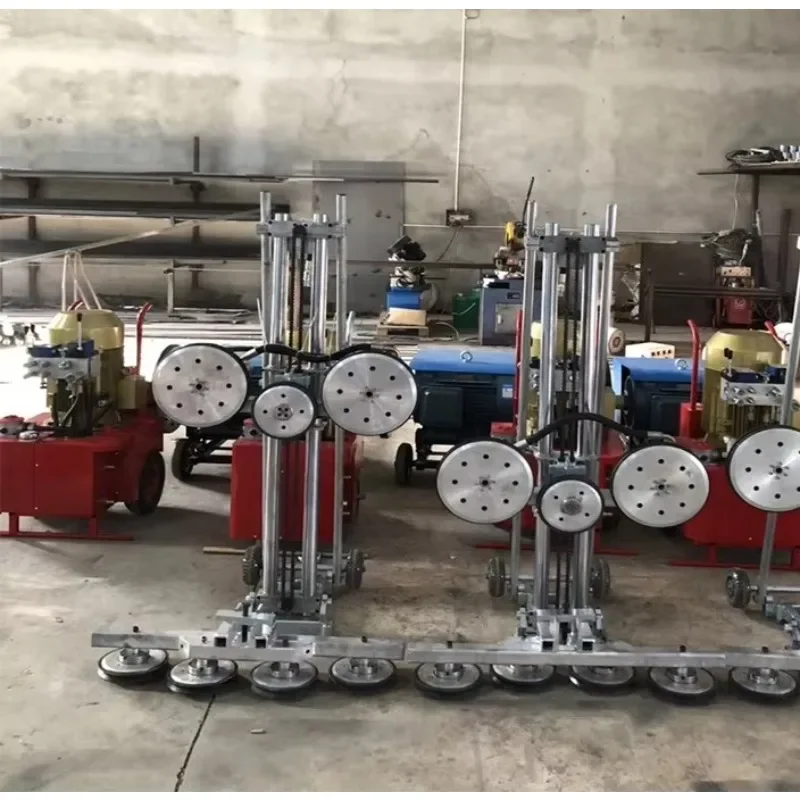 China Portable 30kw Electric Diamond Wire Saw Machine Block Cutting Stone Quarry Concrete Cutting Machine