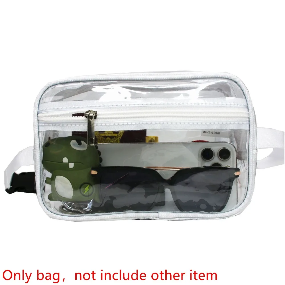 ポータブルショルダーバッグ透明ウエストバッグ電話バッグスポーツファニーパックサイクリングバッグPVCメンズクロスボディバッグアウトドア