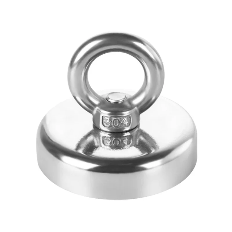 D20-D90 Super Strong Neodymium Magnet for Fishing and Salvaging Round Strong Magnetic Sea Fishing Ring Neodymium Magnet