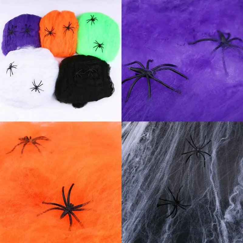30/90/150 cm Halloween schwarze gruselige Riesenspinne Riesiges Spinnennetz Halloween Dekor Home Bar Spukhaus Requisite Urlaub Outdoor Dekor – Detail 11