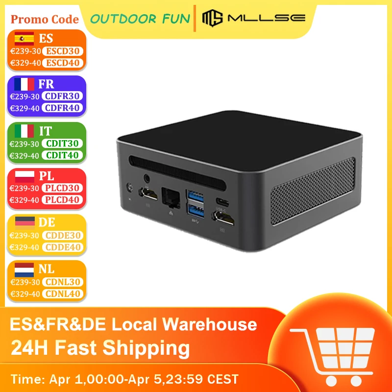 G5 Mini PC Intel i5 1340P Windows 11 Pro Intel 12th DDR4 16GB RAM 512GB ROM WiFi 6 BT5.2 Computer