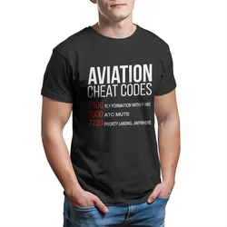 Aviation Cheat Codes T-Shirt Essentials Print Games Couples Punk Round Collar News Female Plus Size Clothing 12970