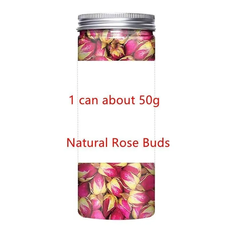 1 Can Natural Jasmine Lavender Dried Flower Aromatic Rose Buds For Homemade Fragrance Incense Sachet Soap Wedding Candle Making