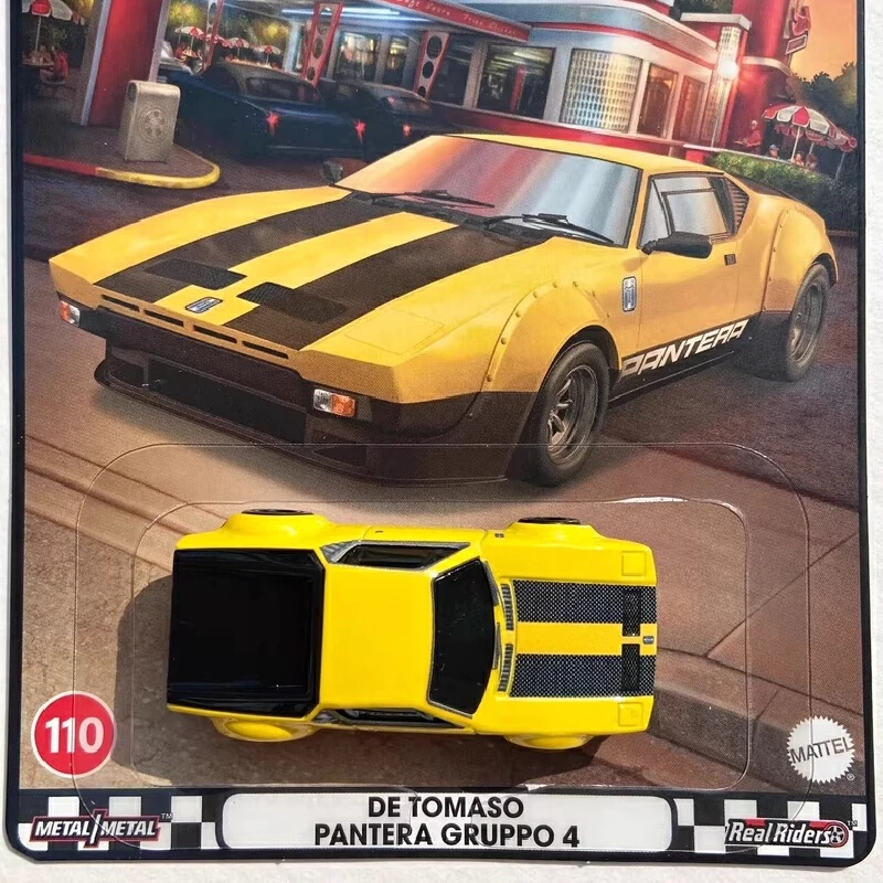 Echte Hot Wheels Premium Druckgussautos De Tomaso Pantera Gruppo 4, Sammlerstück 1:64, Druckgussauto, Modellfahrzeug, Legierung, Spielzeug, Geschenke