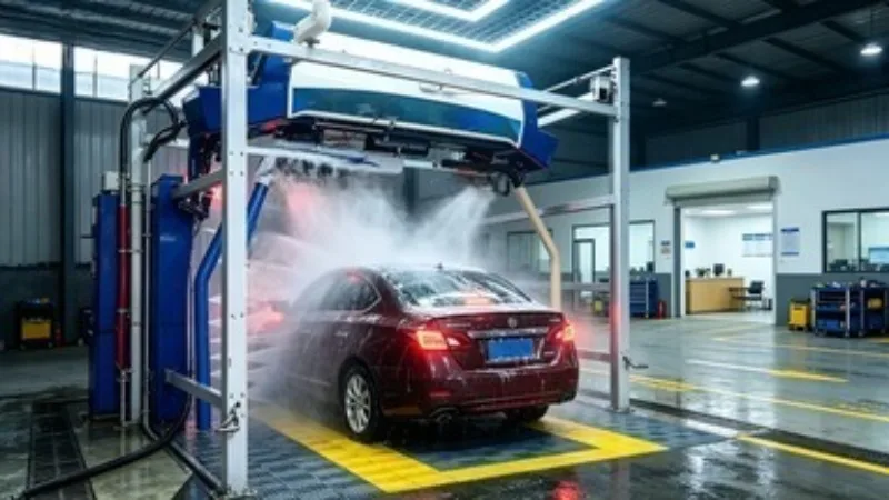 Touchless Car Wash Machine Coin‑operated Automatic Equipment With Brush‑free Design for Gas Station Use