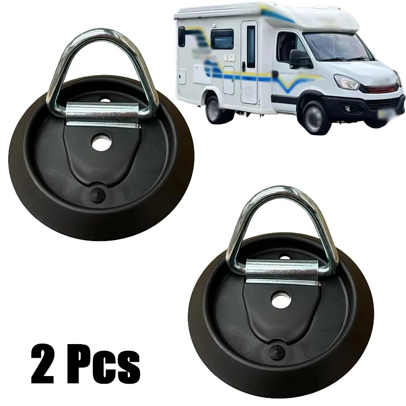 

1/2 шт. крепежное кольцо для автофургонов, модифицированные D-образные кольца, IP напольный крюк, горизонтальный для коробки, дома на колесах, каравана, прицепа, грузовика, аксессуары для автофургонов