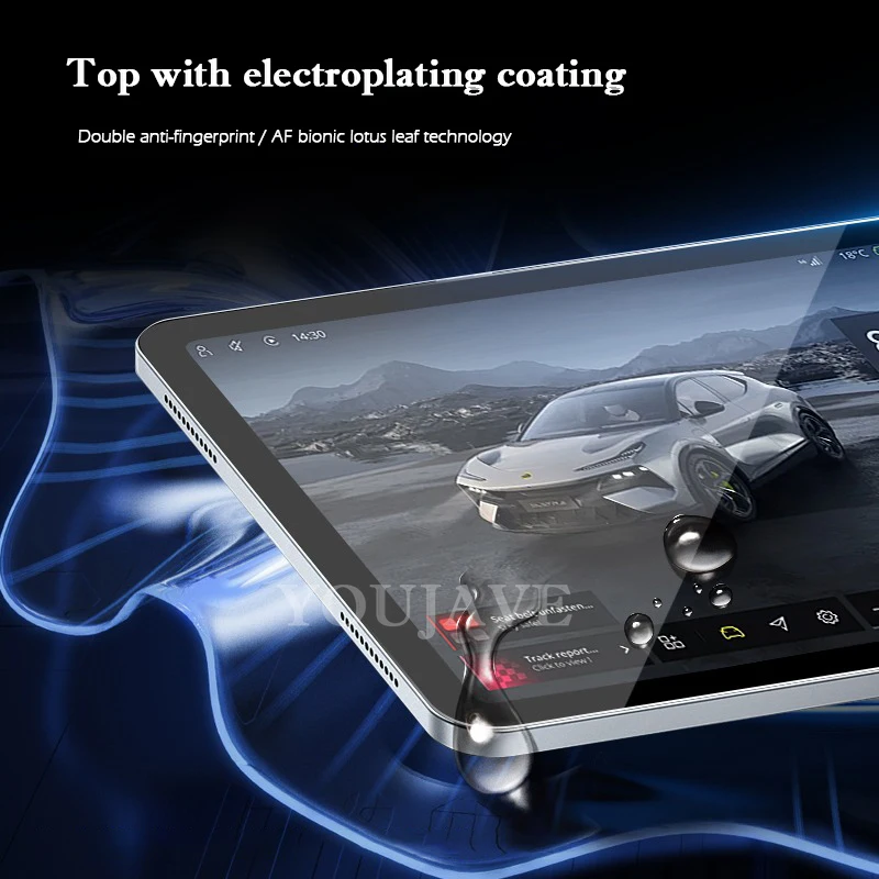 ل GAC Aion I60 2025 2026 ملاحة السيارة نظام تحديد المواقع رقيقة جدا المضادة للبصمة فيلم كامل واقي للشاشة ملحقات الزجاج المقسى #4