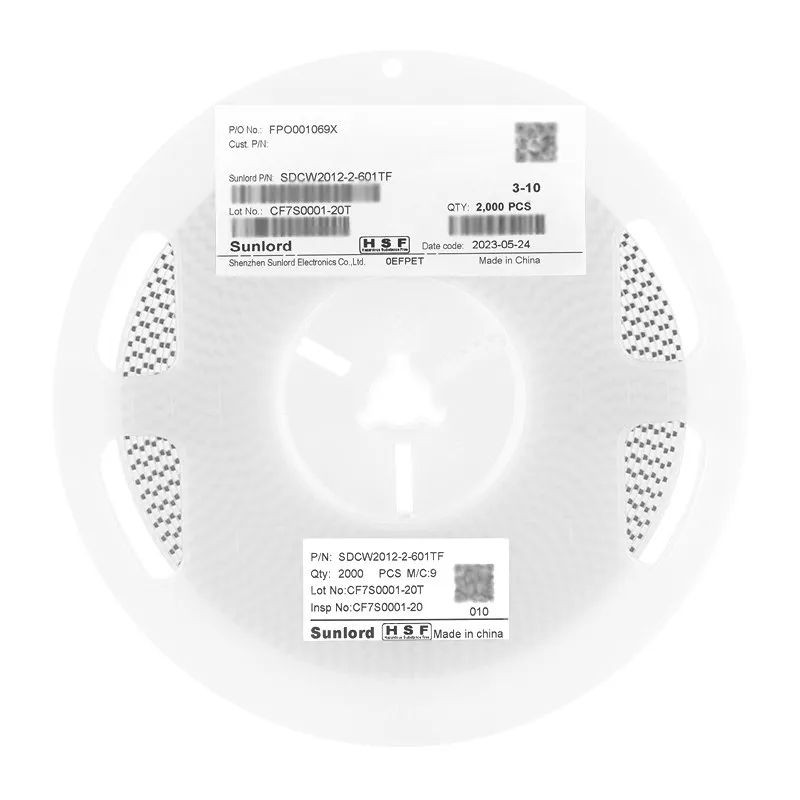 SDCW2012-2-601TF 0805 SMD Common Mode Filter/Common Mode Choke Impedance 600Ω ± 25% 10PCS