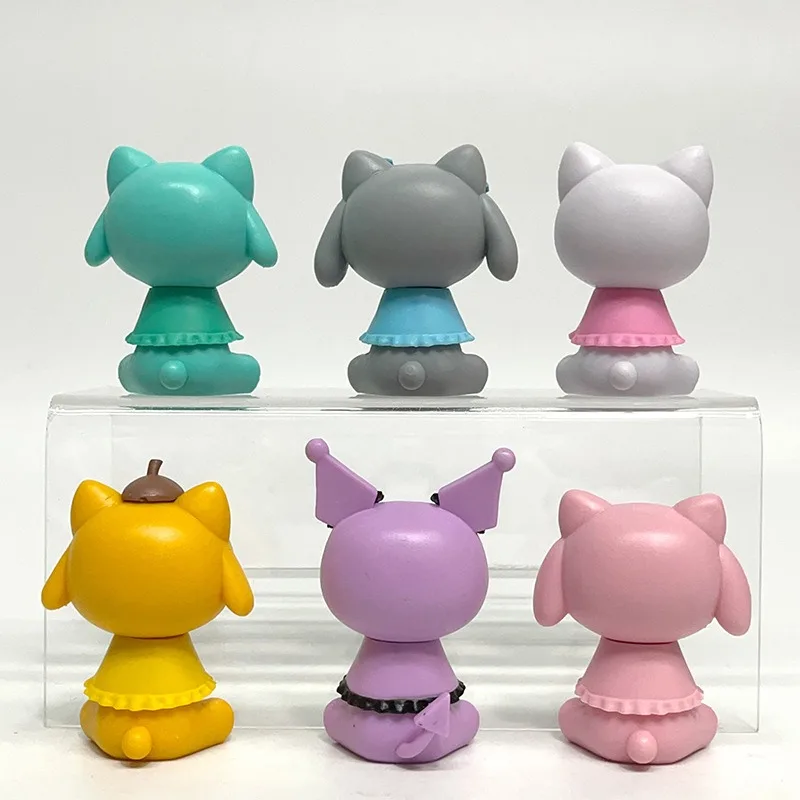 サンリオ ブラインドボックス カラフルメロディ クロミ タイドプレイ ブラインドボックス タイドプレイフィギュア クロミドール ギフト オーナメント