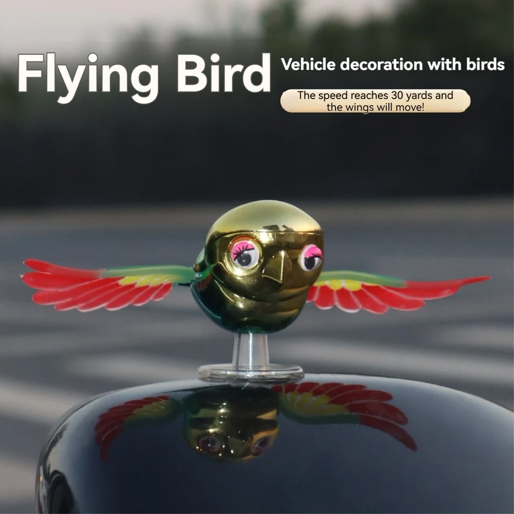 New Style Interactive Hanging Bird Toy for Electric Cars Children's Birthday Gift Boys Girls Car Companion Decoration Accessory