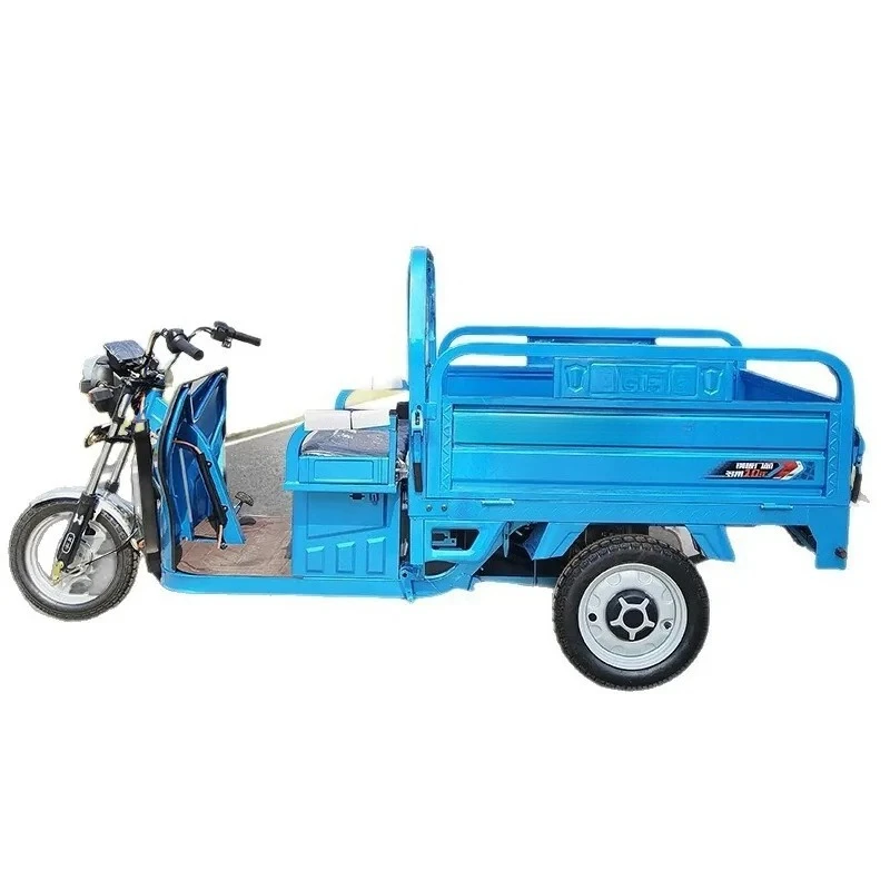 Electric Tricycle for Construction Site Transportation Belt High and Low Speed Pull Goods Agricultural Crops Grain Three