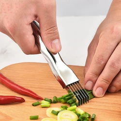 Knife Onion Garlic Cutter Cut Onions Slicer Shredder Garlic Crusher Vegetable Cutter Knife Shred Tools Slice Kitchen Accessories