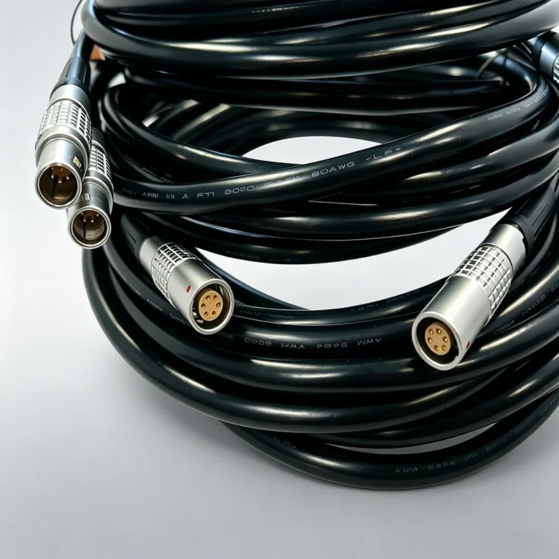 00B 0B 1B 2B FGG EGG Socket Connector Cable Power Signal Line Compatible LEMO  Double-headed 2 3 4 5 Pin Metal Aviation Plug