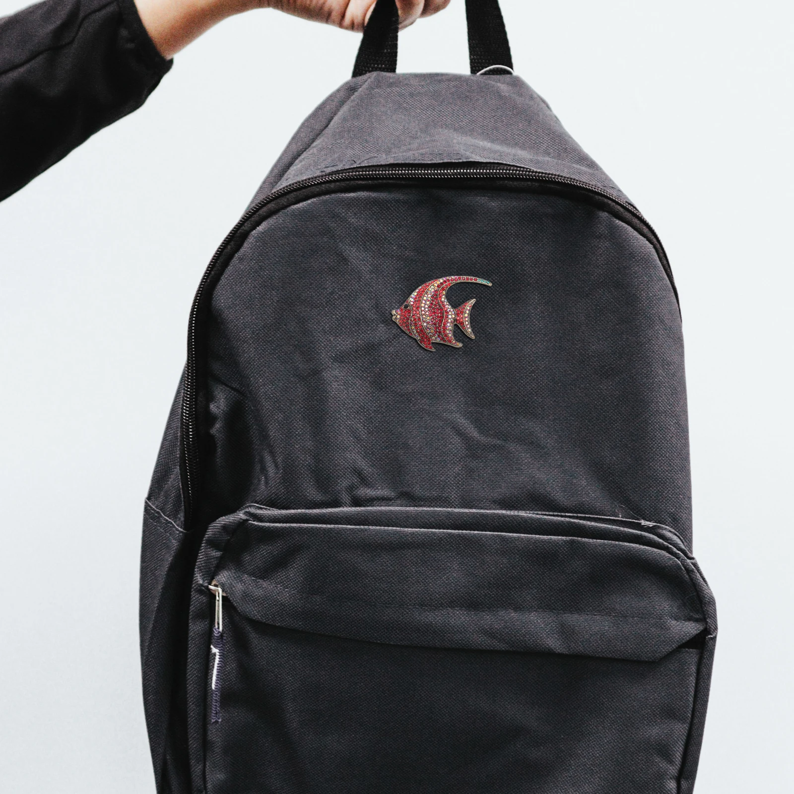 

3pcs Tropical Fish Brooch Alloy Men Creative Breastpin Durable Decor For Shoe Jacket Coat