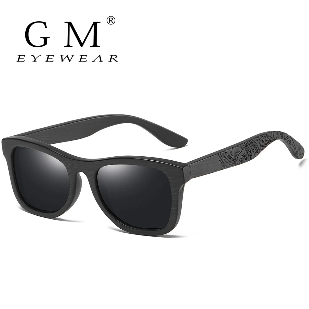 

XSW Handmade Brand Wooden Polarized Sunglasses Women Men Design Driving Wooden Mirrored Shades in Round Wood Box S1610B