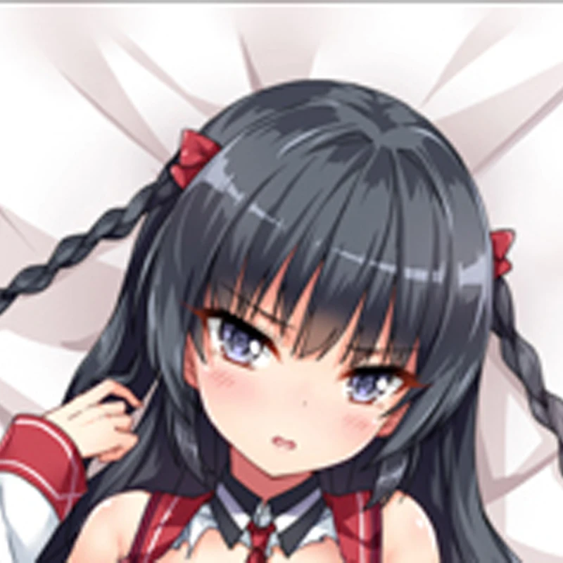 Hayuru Himekawa Anime Dakimakura Pillow Cover Double Sided Print Hugging Body Pillow Case Multi Size 120-180cm